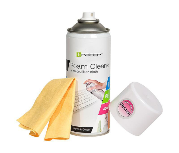 TRACER Pianka czyszczaca Plastic 400 ml + sciereczka z mikrofibry TRASRO42105 - 1451295 - zdjęcie 2
